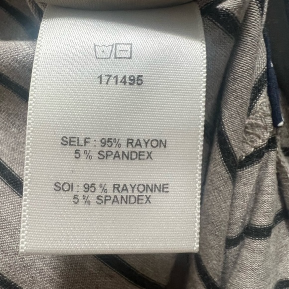 Dolan by Anthropologie 3/4 Sleeve striped top Size Large - Picture 5 of 5